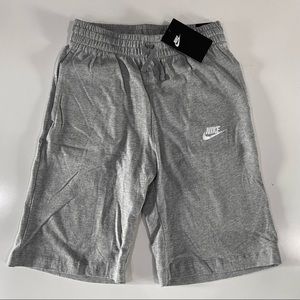 NWT Nike Boys Size Large Grey Shorts Athletic Jogger shorts New